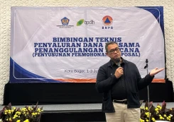 BNPB Gelar Bimbingan Teknis Penyaluran Dana Bersama Penanggulangan Bencana Lintas Kementerian/Lembaga